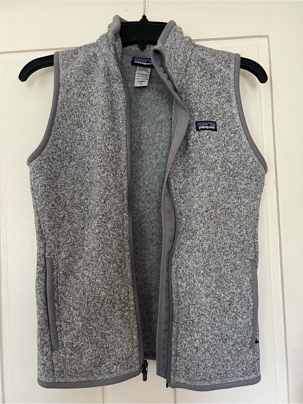 Patagonia Women’s Heather Gray Fleece Vest